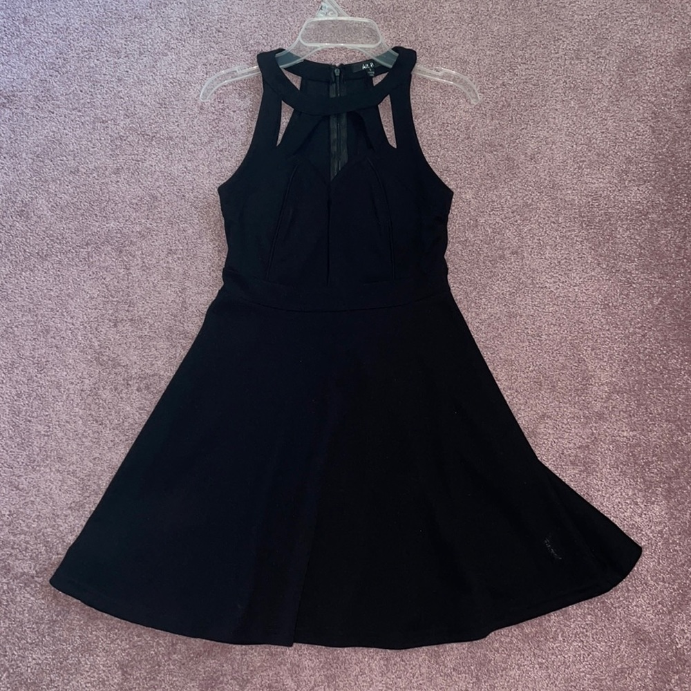 Black Strappy Cocktail Dress